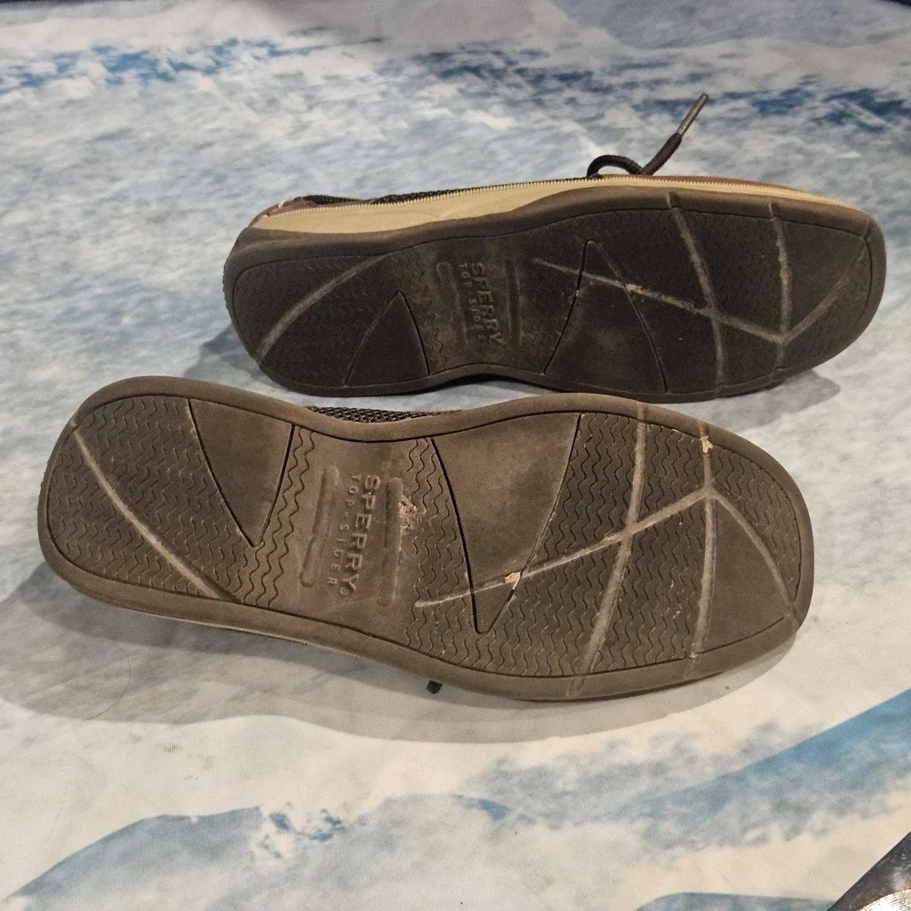 Sperry Top-Sider Intrepid Brown Leather Boat Shoes Boys Size 3M